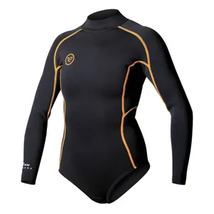 Women's Sensor 2mm Back Zip Long Sleeve Bikini Springsuit - undefined
