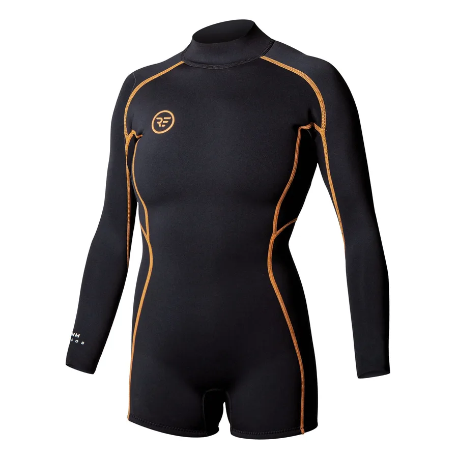 Women's Sensor 2mm Back Zip Long Sleeve Springsuit - Slingshot Bulgaria Official Image 1